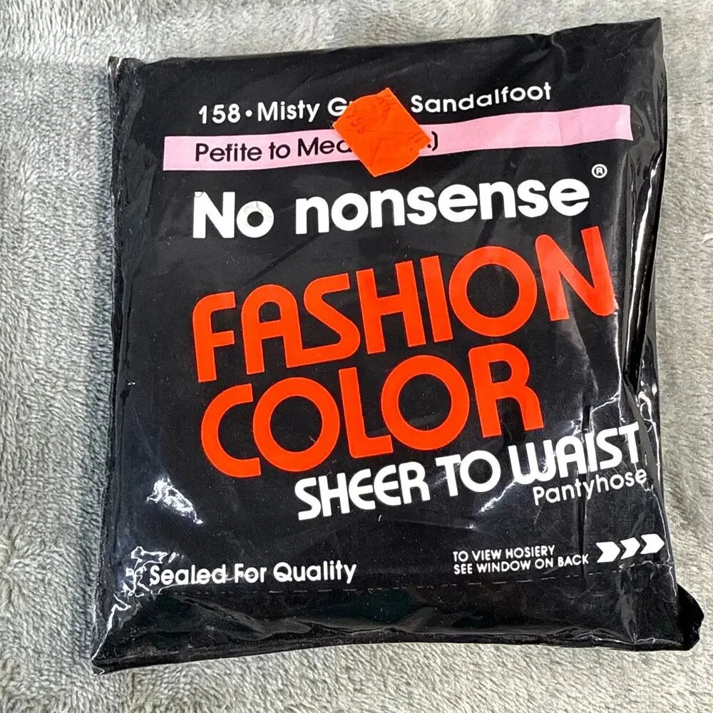 NOS Vintage Hosiery Pantyhose x6 No Nonsense Sheer Endurance Size A Petit Medium